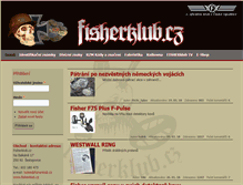 Tablet Screenshot of fisherklub.cz